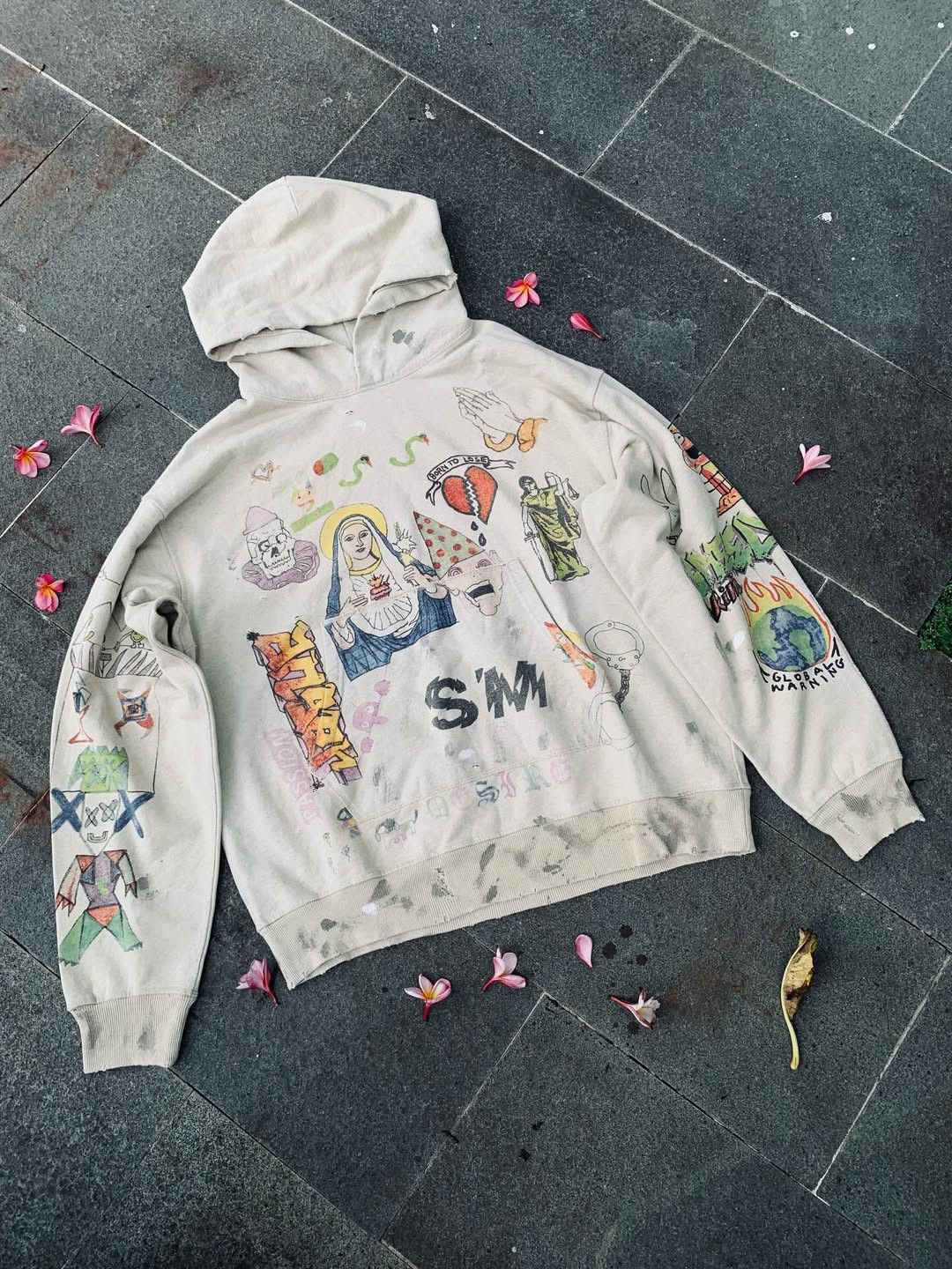 Other White DailyXVII Custom Sweatshirt Size US L / EU 52-54 / 3 - 3 Thumbnail