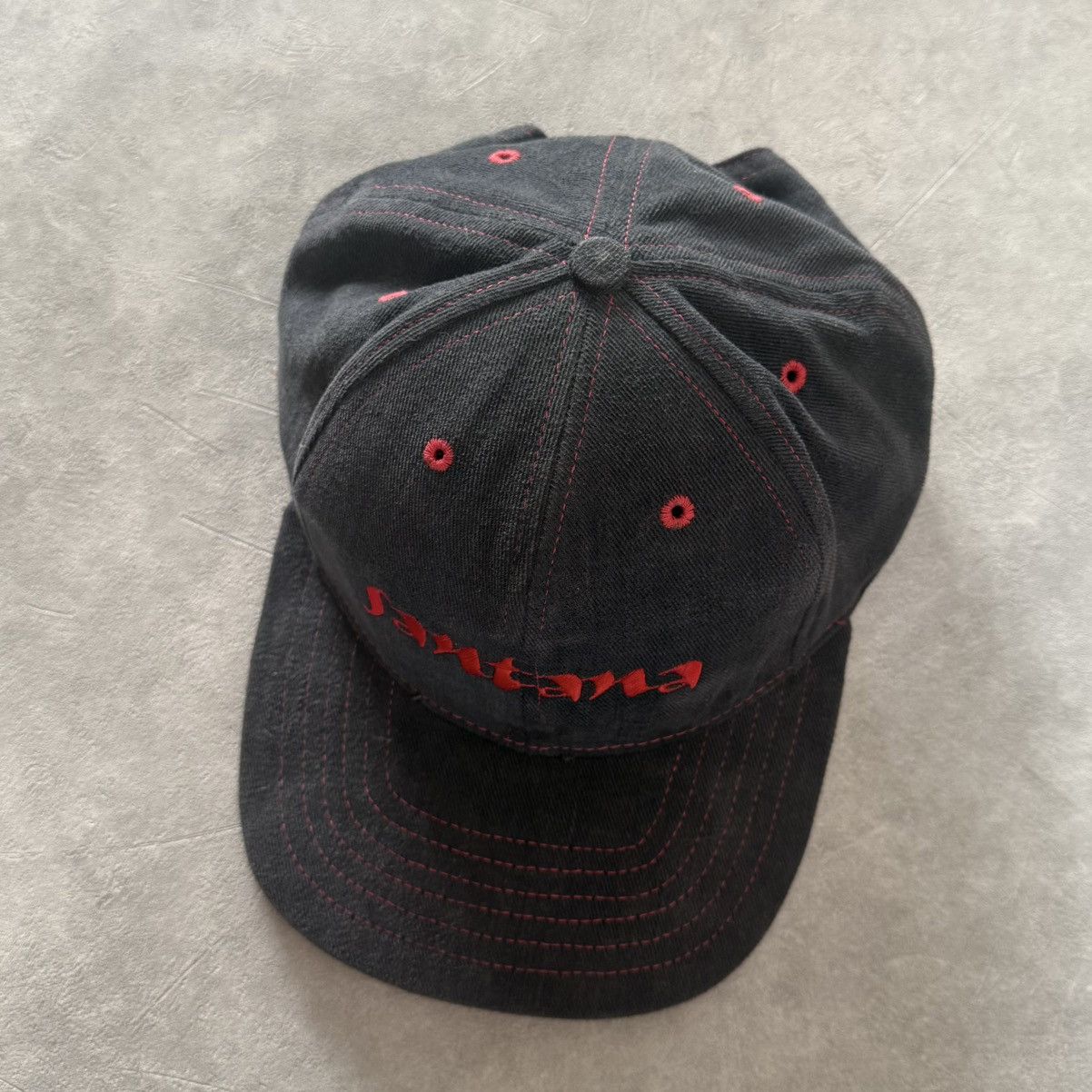 Vintage Vintage 90s Santana Logo Script Hat Size ONE SIZE - 3 Thumbnail