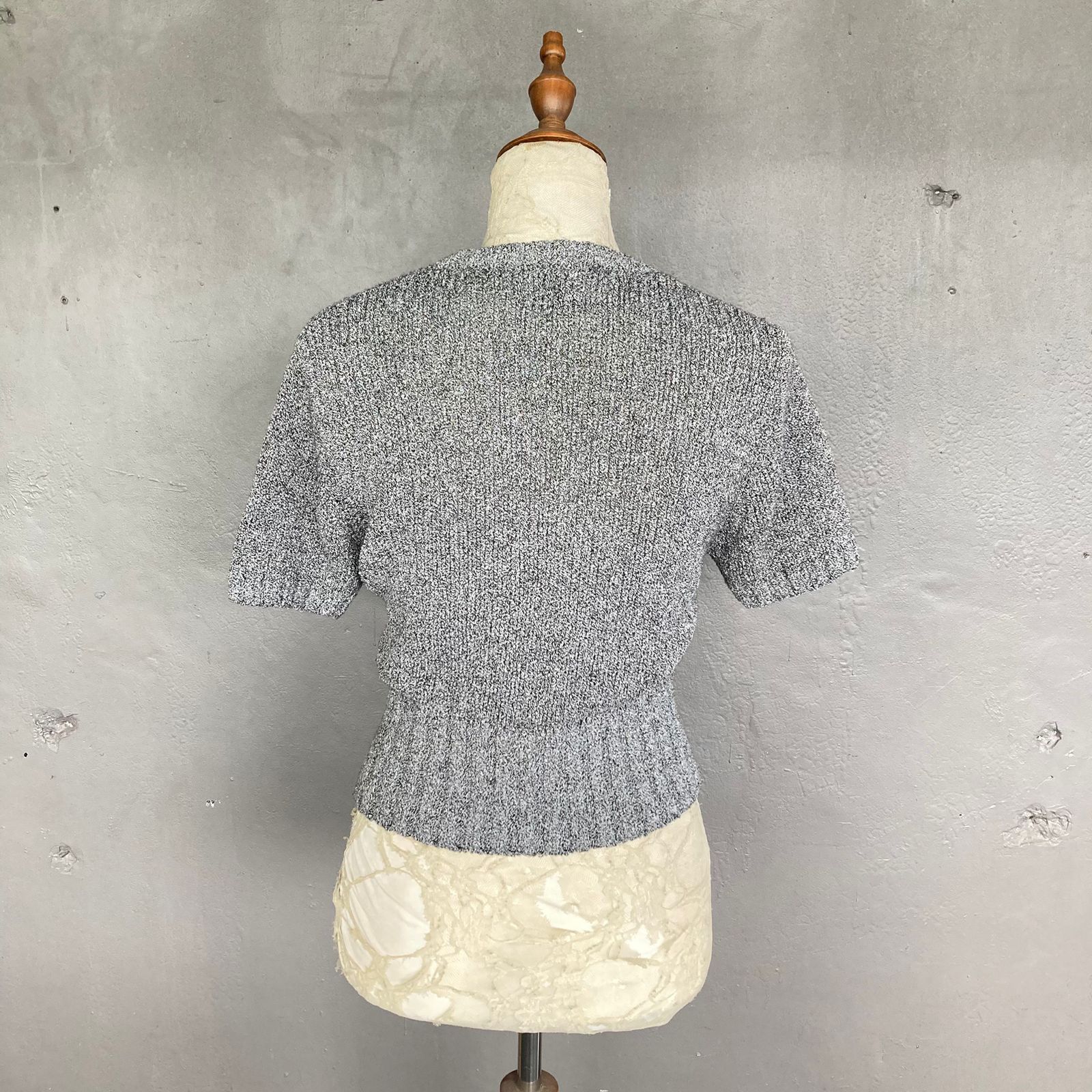 Marithe + Francois Girbaud Bouclé Knit Top Size S / US 4 / IT 40 - 4 Thumbnail