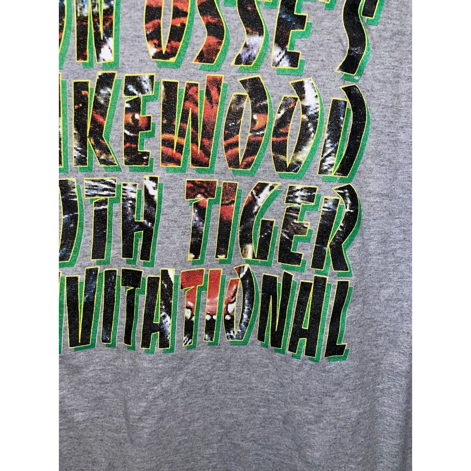 Russell Athletic Vintage Don Osses Lakewood Shirt 30th Tiger Gray Tee 90s XL Size US XL / EU 56 / 4 - 5 Thumbnail