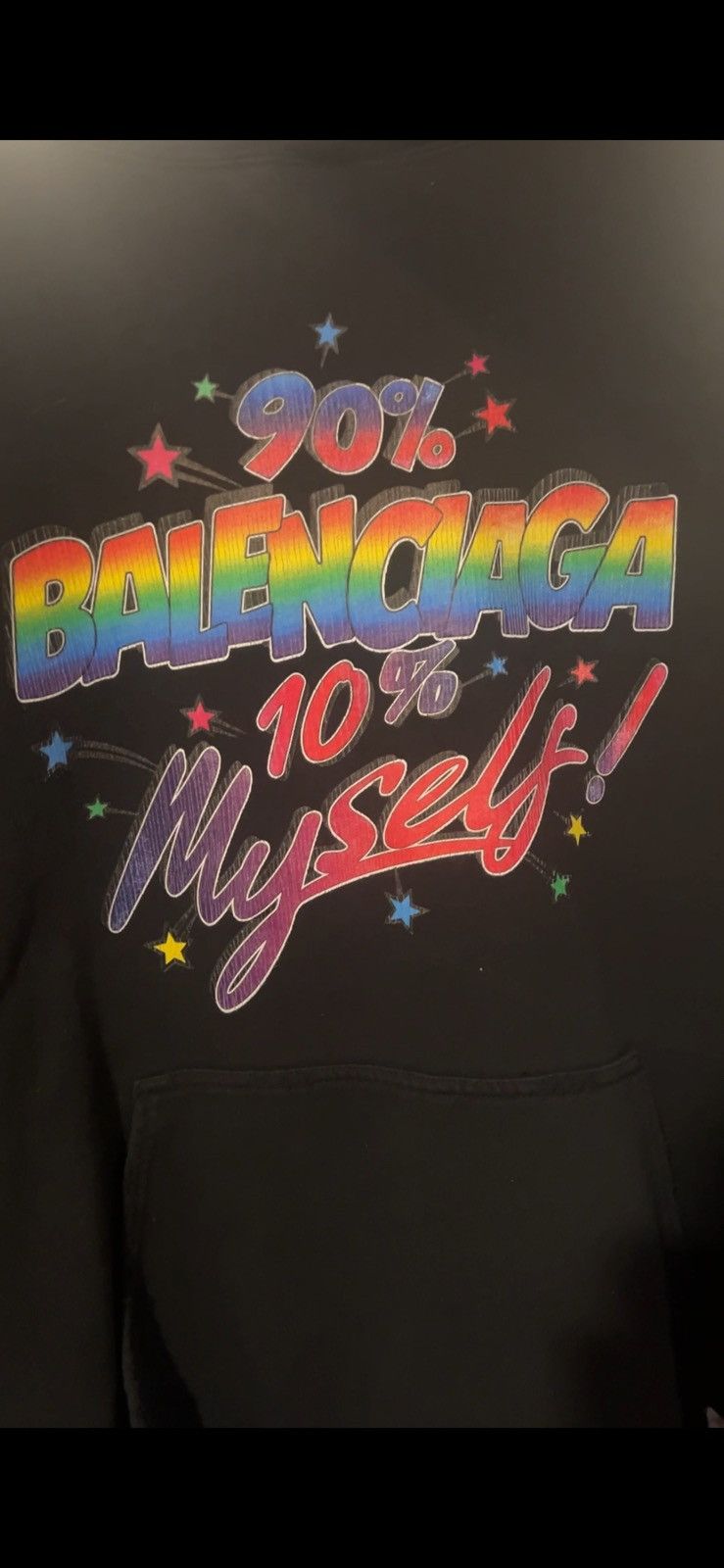 Balenciaga 90%balenciaga 10% myself balenciaga hoodie Size US S / EU 44-46 / 1 - 2 Thumbnail