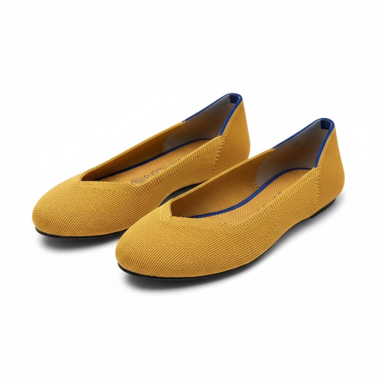 Rothy's Rothy’s Round Toe Flats – Lemon Drop – 7.5 – NIB Size US 7.5 / IT 37.5 - 3 Thumbnail