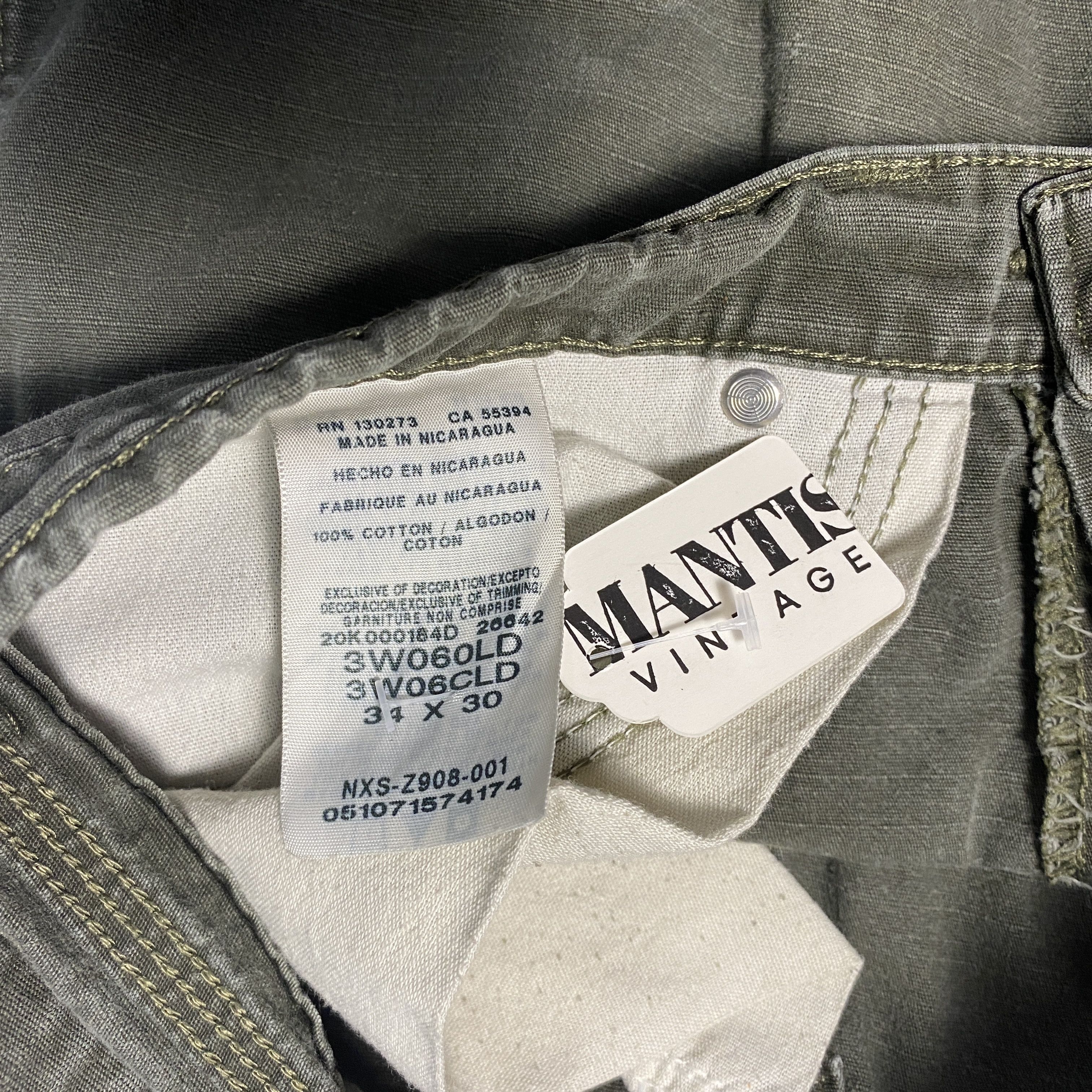 Wrangler Wrangler Riggs Workwear Carpenter Cargo Green Pants 34x30 Size US 34 / EU 50 - 10 Thumbnail