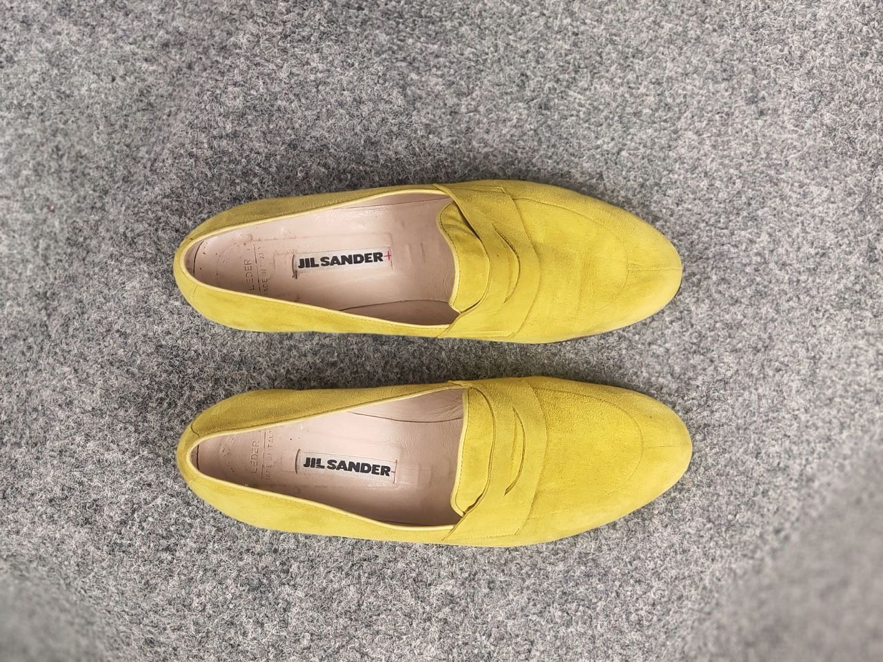 Jil Sander Jil Sander Italy Design mustard Leather suede loafers Shoes Size US 9 / IT 39 - 3 Thumbnail