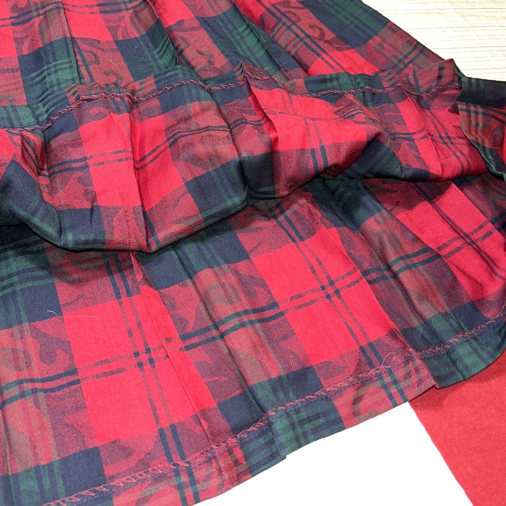 Pendleton VINTAGE Pendleton Plaid Wool Long Skirt 14 Plus Modest Pleated Zip Button Closure Womens Menus? Size 36" / US 14 / IT 50 - 7 Thumbnail