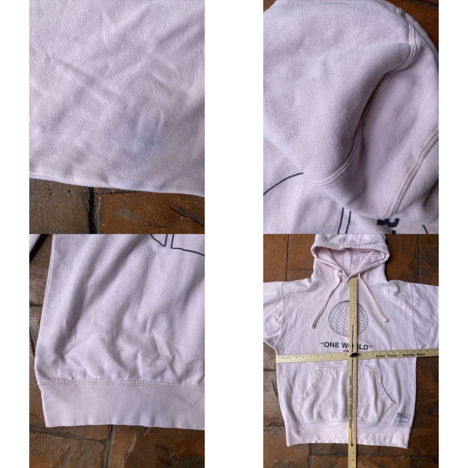 Msftsrep MSFTS Rep One World Pink Hoodie Sweatshirt Medium Jaden Smith Streetwear Sweatshirt Size US M / EU 48-50 / 2 - 8 Thumbnail