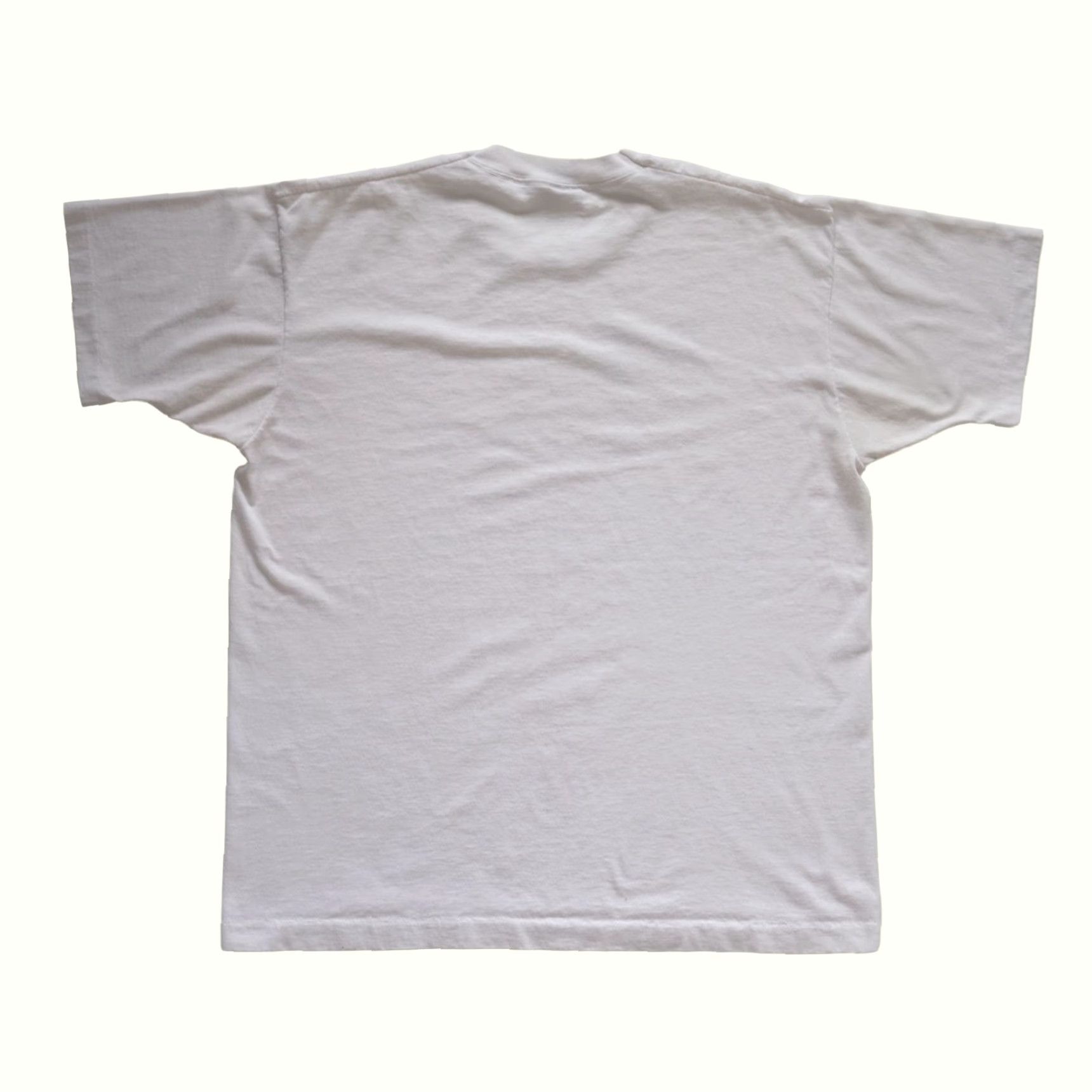 Fruit Of The Loom VINTAGE Fruit of the Loom STAMP Cowboy Horse USA Made WHITE GRAPHIC T SHIRT 1992 SZ XL Mens Size US XL / EU 56 / 4 - 3 Thumbnail