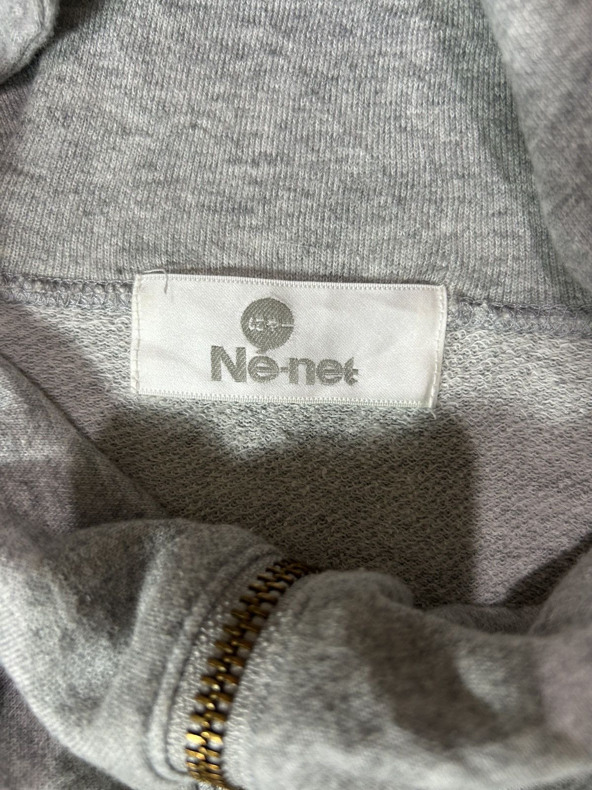 Ne-Net 90s Ne-Net Issey Miyake Cat Logo Zipper Hoodies Size US L / EU 52-54 / 3 - 5 Thumbnail