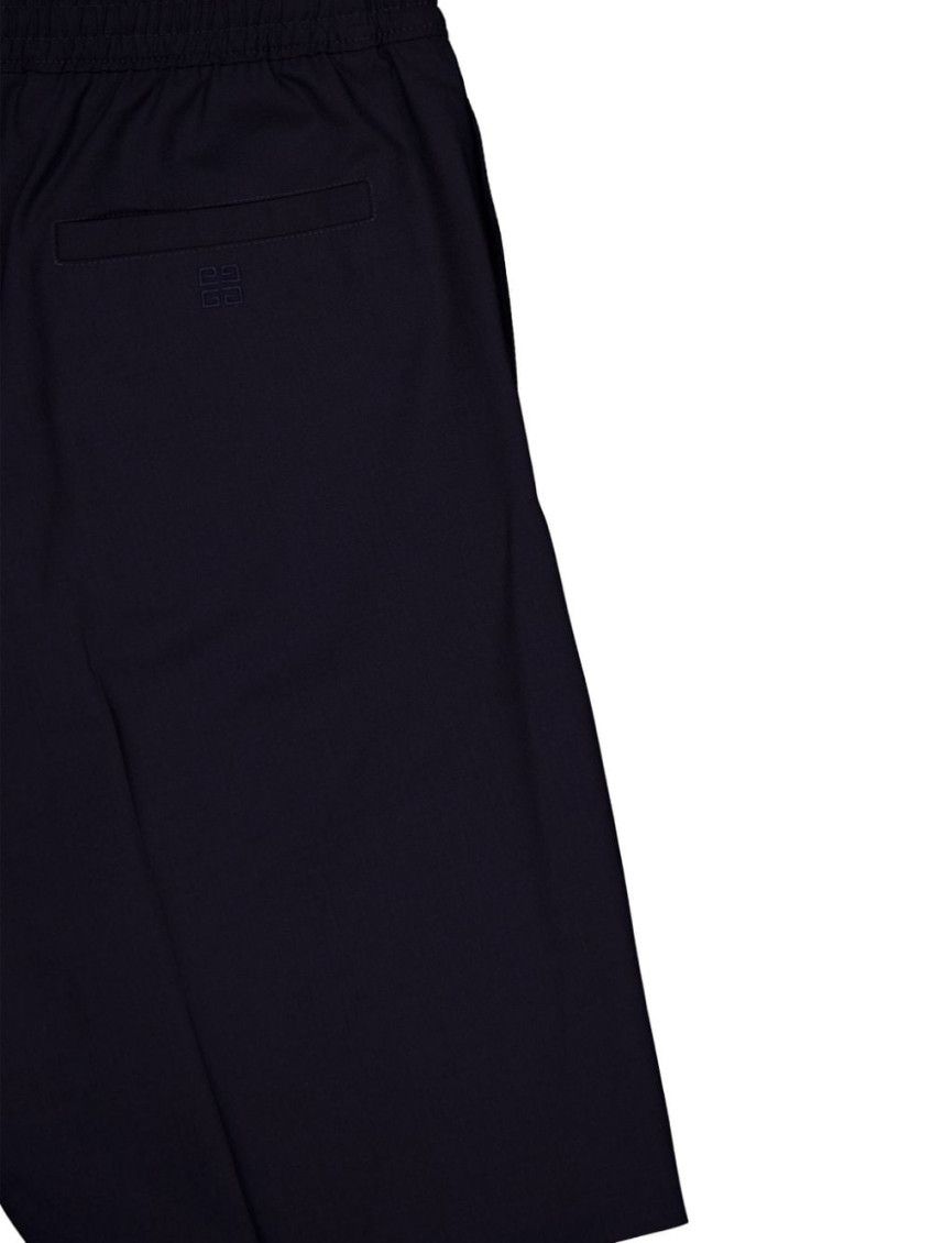 Givenchy o1n1vont0326 Tailoerd Bermuda Shorts in Navy Blue Size US 34 / EU 50 - 3 Thumbnail