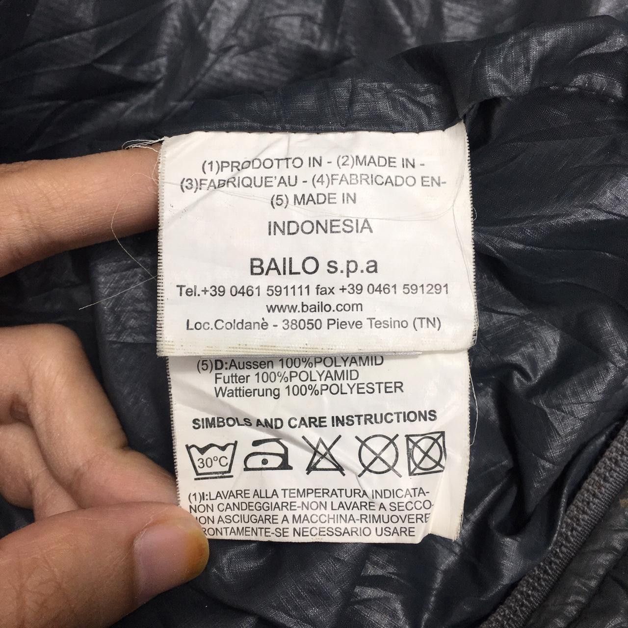 Vintage Vtg BAILO ITALIAN OUTDOOR Bomber Puffer Down Jacket Size US S / EU 44-46 / 1 - 4 Thumbnail