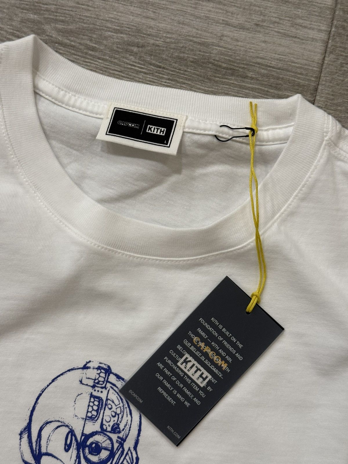 Kith KITH Marvel vs. Capcom Mega Man Sketch Vintage Tee White L Size US L / EU 52-54 / 3 - 4 Thumbnail