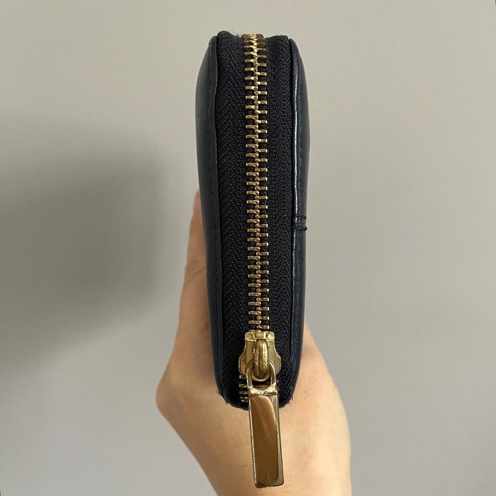 Tory Burch Tory Burch Blue Stacked T Continental Long Wallet Size ONE SIZE - 5 Thumbnail