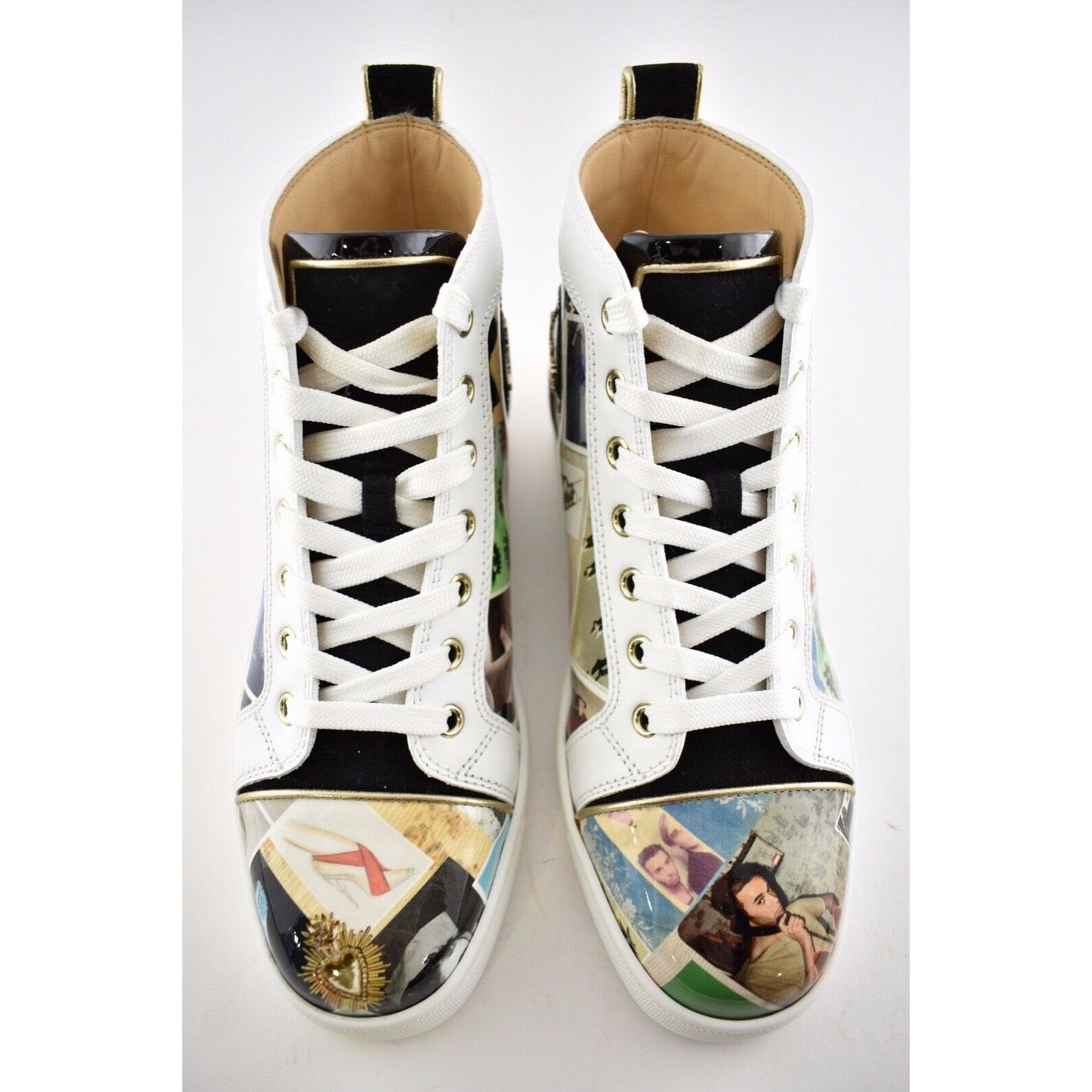 Christian Louboutin Christian Louboutin Mens Louis Orlato Flat Patent Collage Size US 7 / EU 40 - 6 Thumbnail