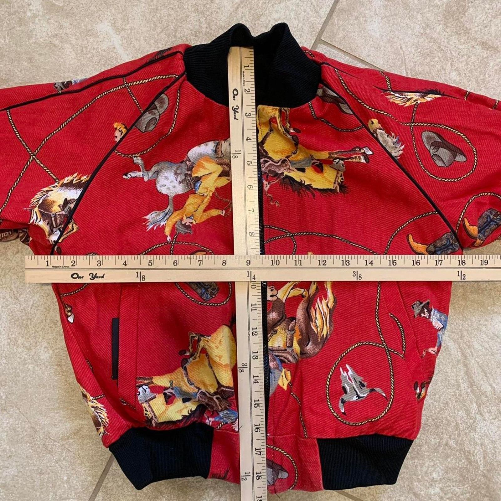 Vintage Vintage 90s Kyta Make Co. Western Reversible Bomber Jacket Size M / US 6-8 / IT 42-44 - 8 Thumbnail