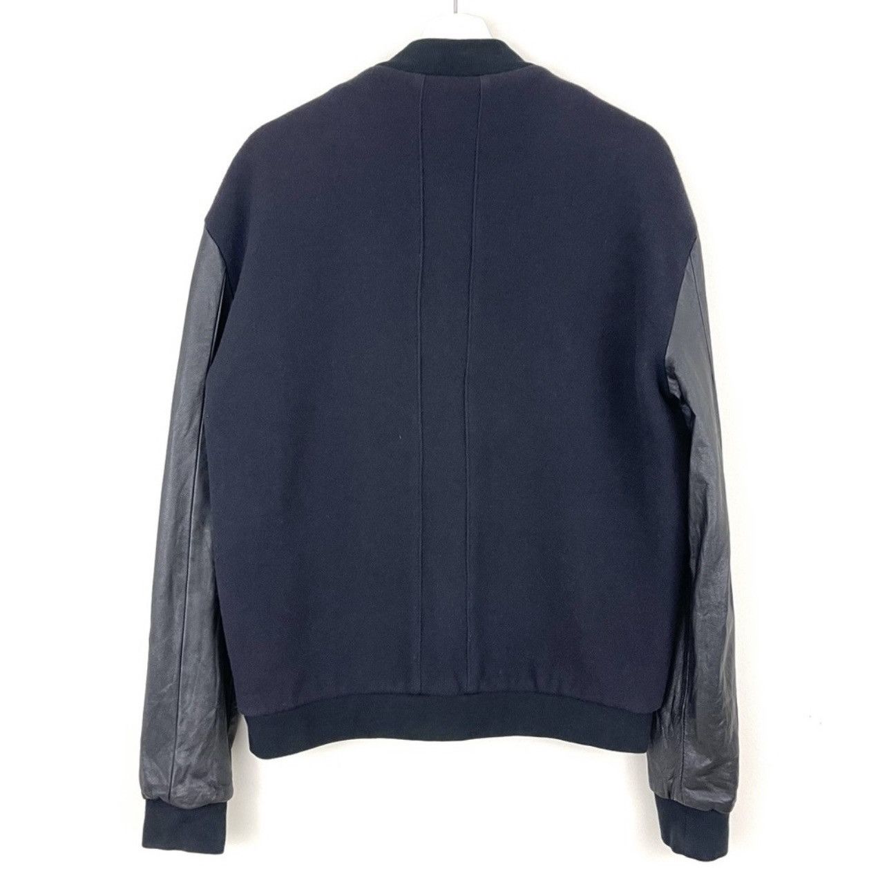 lot78 Lot 78 Designer Bomber Varsity Jacket Wool Cashmere Leather Size US M / EU 48-50 / 2 - 12 Thumbnail