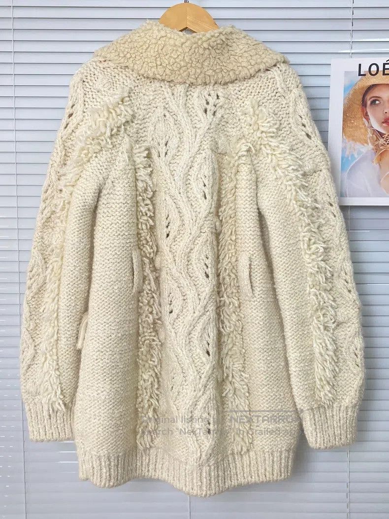 Chanel Chanel Beige knitted cardigan coat Size XS / US 0-2 / IT 36-38 - 2 Thumbnail