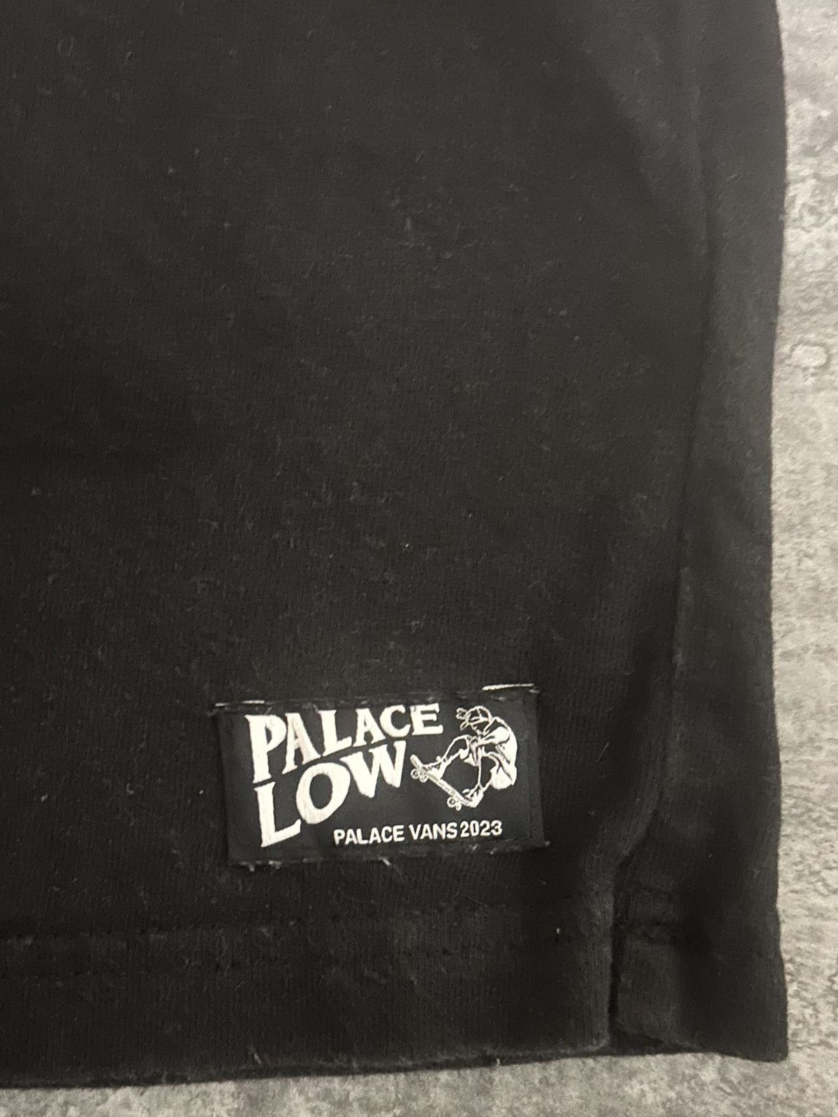 Palace Palace x Vans Low Black Tee - Size Large Size US L / EU 52-54 / 3 - 7 Thumbnail