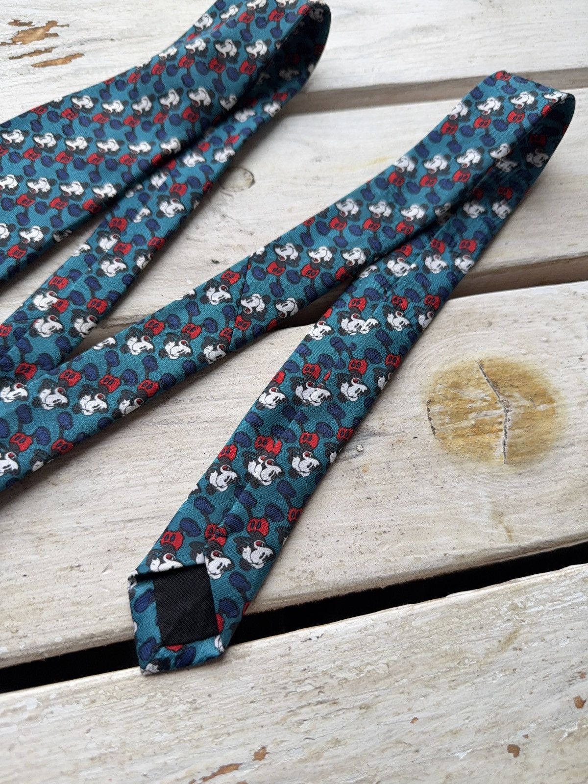 Disney × Vintage VINTAGE 80s 90s Mickey Mouse Logo Made in Korea DISNEY TIE Size ONE SIZE - 4 Thumbnail