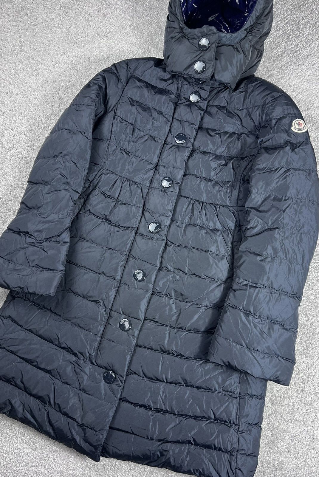Moncler Moncler Jura Blue Down Parka Size 3 Size L / US 10 / IT 46 - 4 Thumbnail