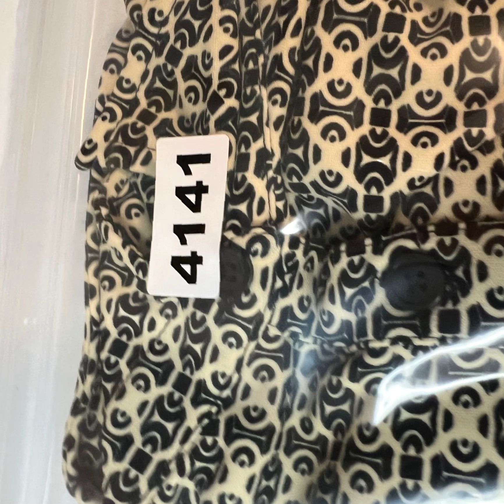 Express Express Womens Shirt Dress 3/4 Sleeve Black Cream Geometric Button-Down Knee Length A-Line Vintage 3/4 Size Size XS / US 0-2 / IT 36-38 - 7 Thumbnail