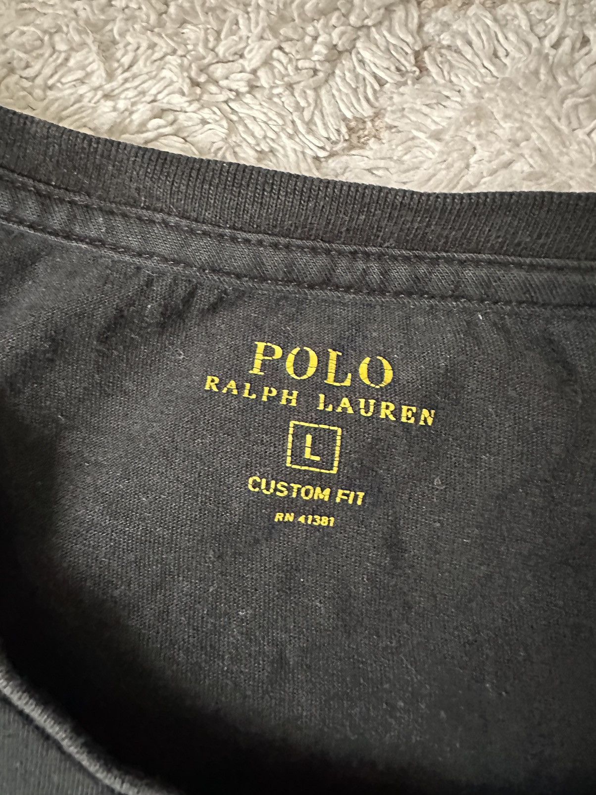 Polo Ralph Lauren Polo Ralph Lauren Black Classic t-shirt oldmoney size L Size US L / EU 52-54 / 3 - 4 Thumbnail