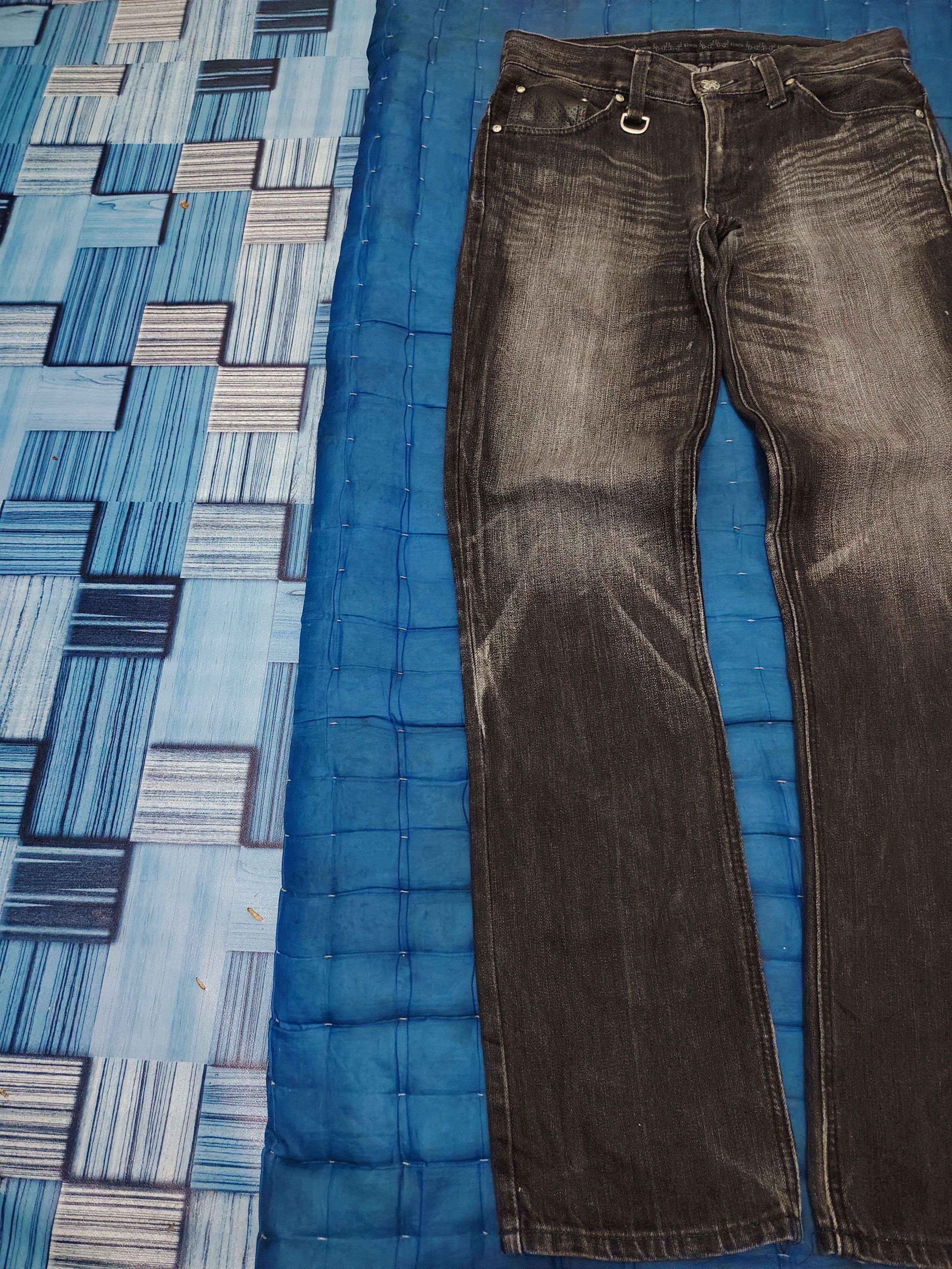 Edwin Japanese Edwin Flared jeans Half Leather Pocket Size US 31 - 13 Thumbnail