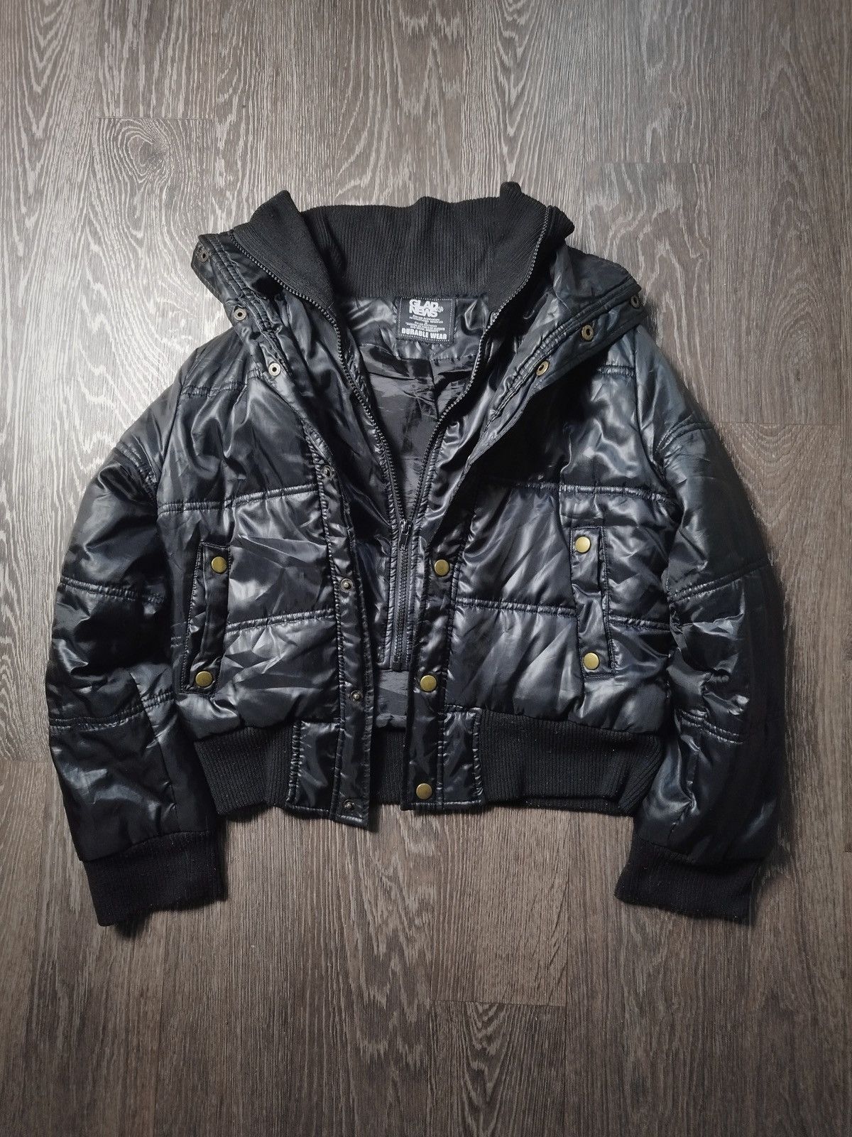 Japanese Brand Glad News Japanese crop puffer jacket Size M / US 6-8 / IT 42-44 - 2 Thumbnail