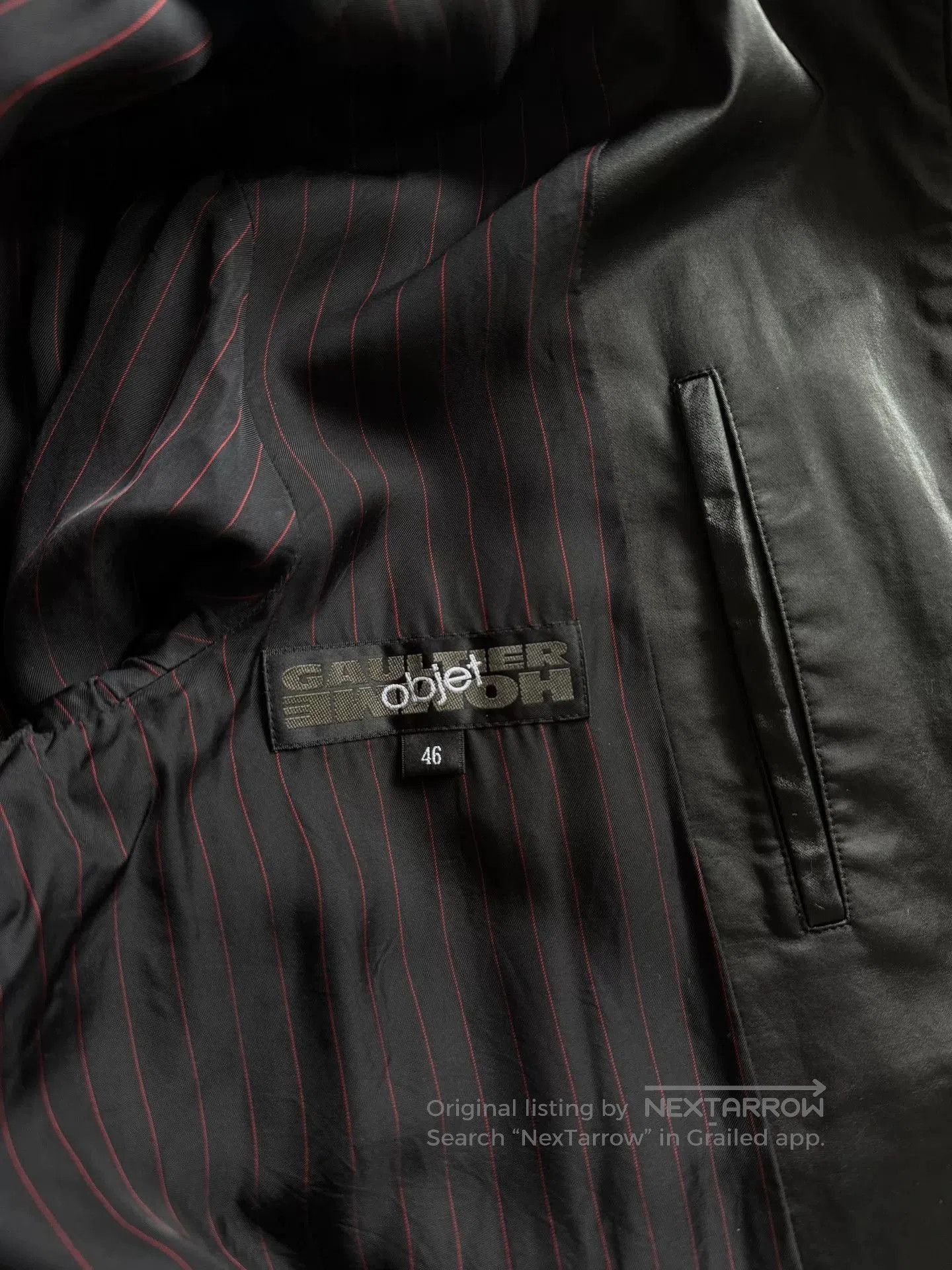 Jean Paul Gaultier Jean Paul Gaultier Black Zip Jacket. Size US L / EU 52-54 / 3 - 8 Thumbnail