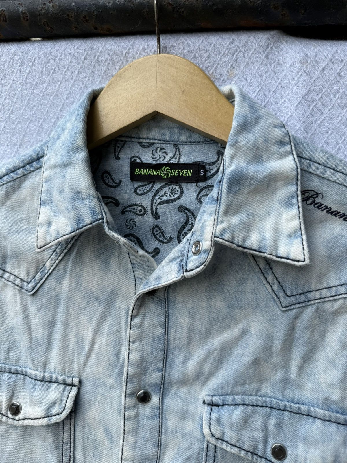 Hysteric Glamour Banana Seven Japanese Style Button Up Pocket Shirt Size US M / EU 48-50 / 2 - 4 Thumbnail