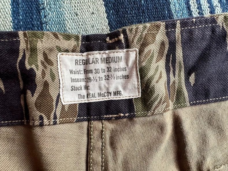 The Real McCoy's The Real McCoy Size MMilitary Green Tiger Hand-dyed Handmad Size US 30 / EU 46 - 6 Thumbnail