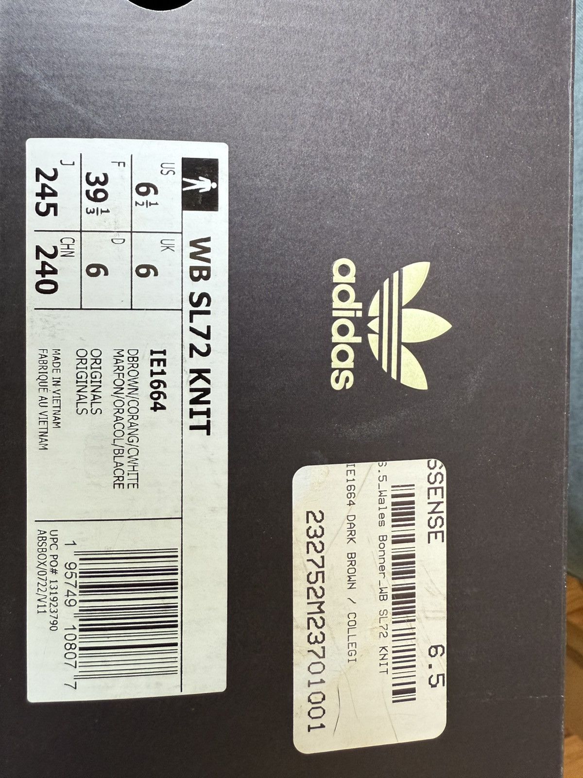 Adidas × Wales Bonner Adidas By Wales Bonner SL72 Lace-Up Sneakers WB SL72 KNIT Size US 6.5 / EU 39-40 - 4 Thumbnail