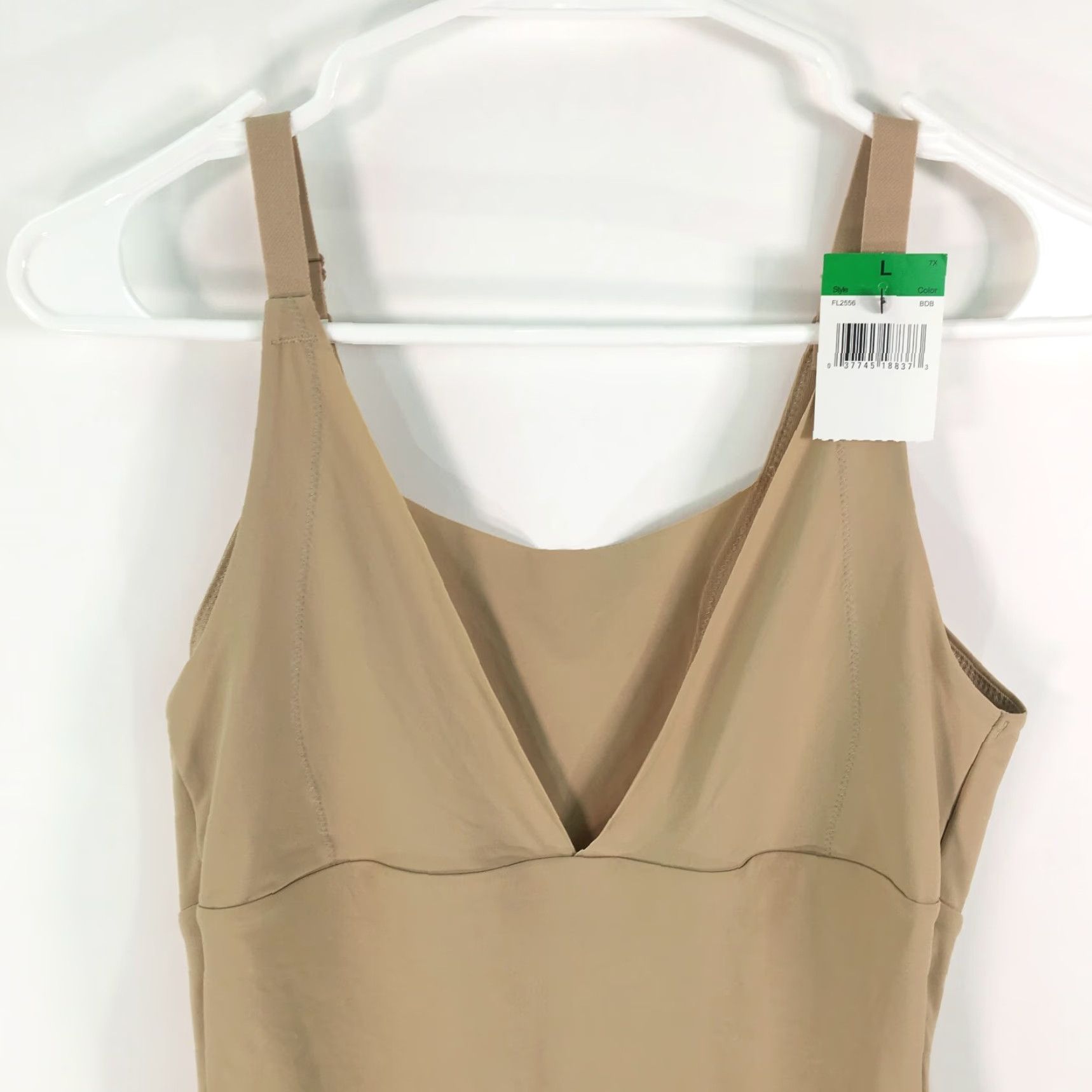 Vintage Maidenform Flexees Shapewear Womens Size Large Beige Bra Singlet Torsette Shape Wear Size ONE SIZE - 3 Thumbnail