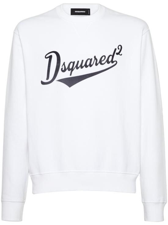 Dsquared2 DSQUARED2 Men Hoodies S74GU0849S25516 100 WHITE Size US L / EU 52-54 / 3 - 1 Thumbnail