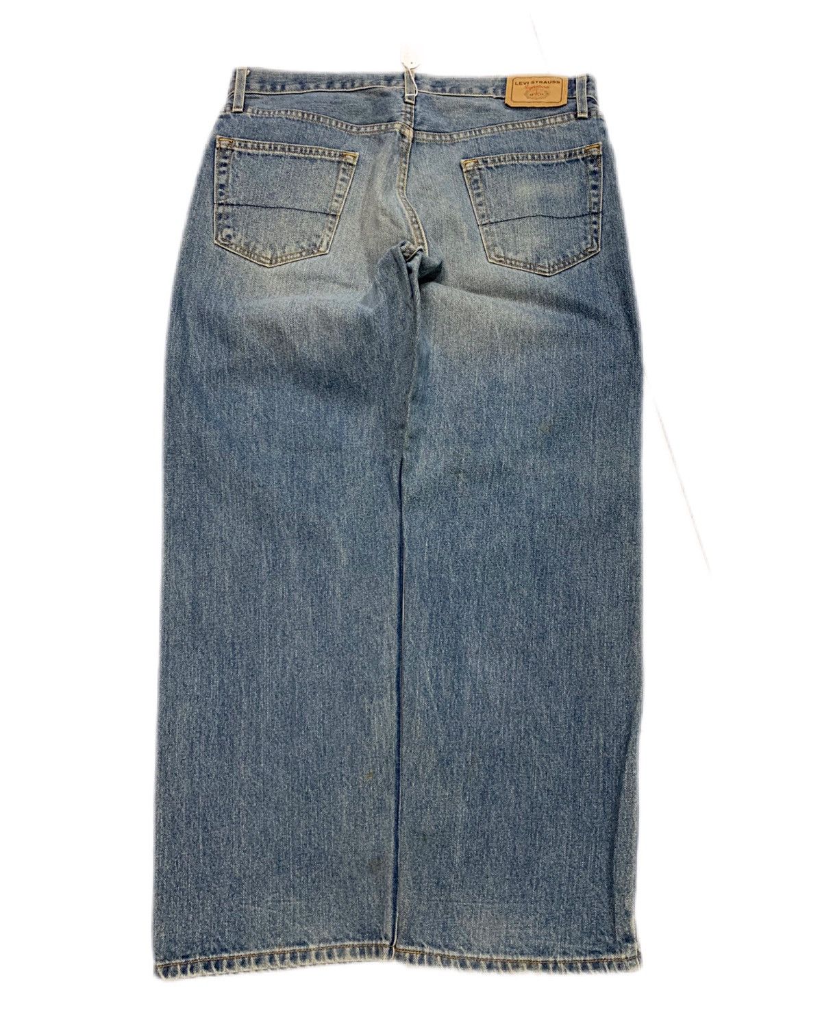 Levi's Vintage Clothing Y2k Vintage 00s straight wide Leg Levi Signature denim jean Size US 34 / EU 50 - 2 Thumbnail