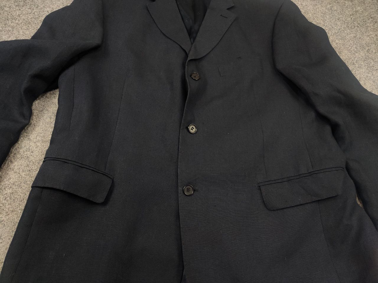 Christian Dior Monsieur Vintage 90's Dior Pure Linen Classic Suit Mens Blazer Jacket Size US XL / EU 56 / 4 - 6 Thumbnail