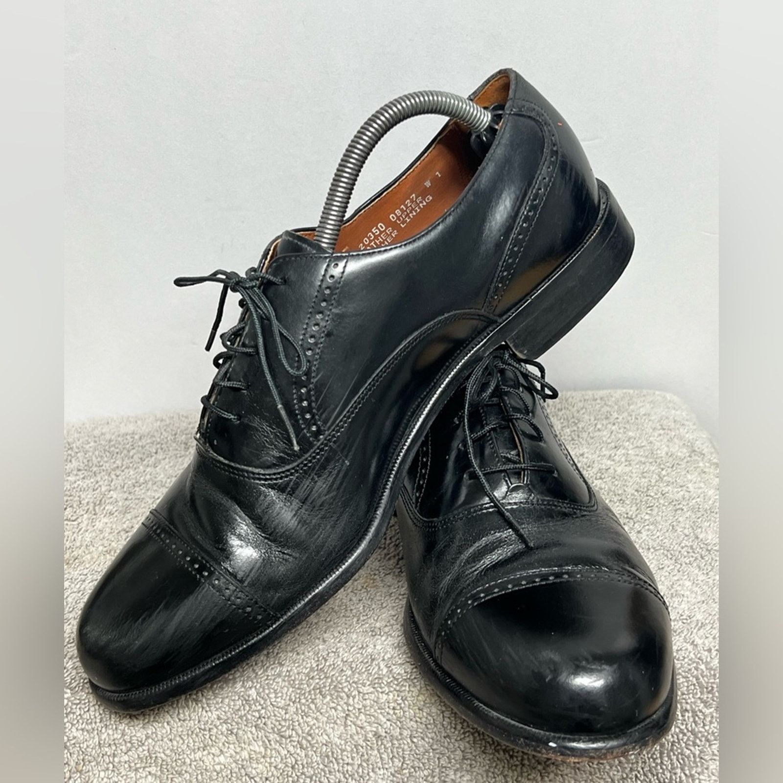 Bostonian Bostonian Classics Men's 9.5 M Oxfords Cap Toe 20350 Size US 9.5 / EU 42-43 - 7 Thumbnail