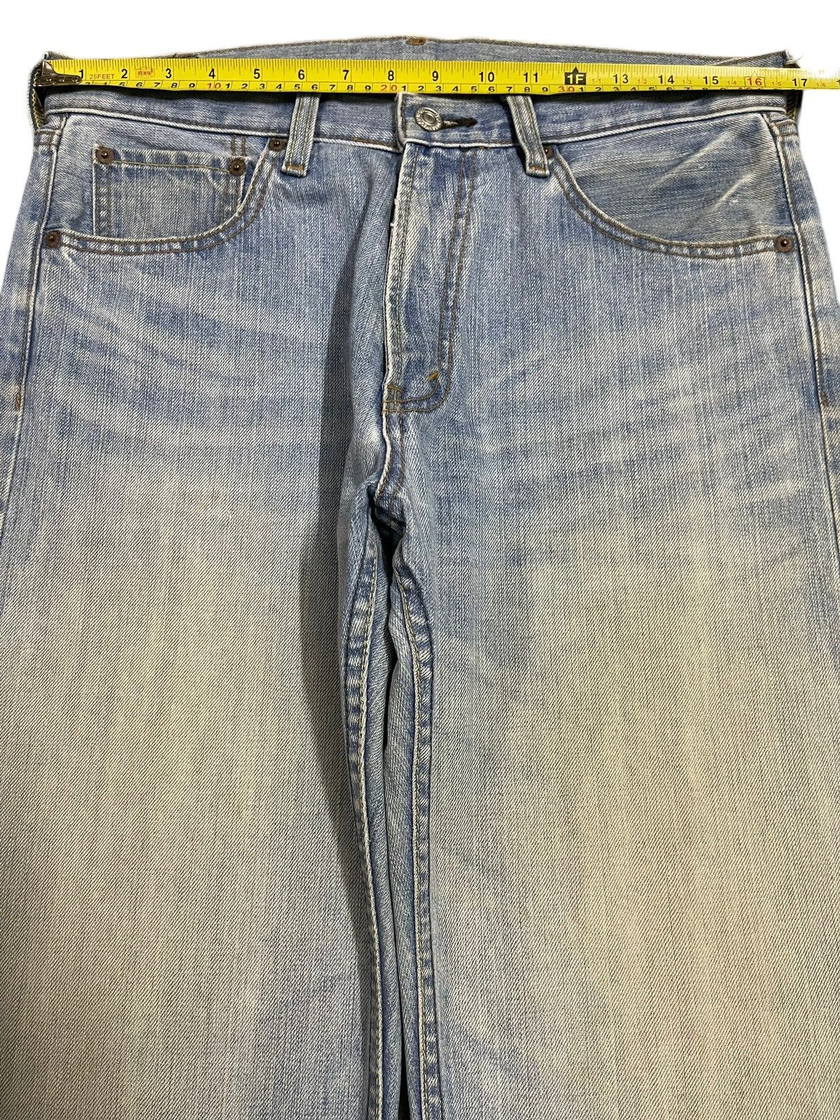 Japanese Brand Vintage Japanese Brand Blue Mud Wash Style Loose Jeans Size US 33 - 11 Thumbnail