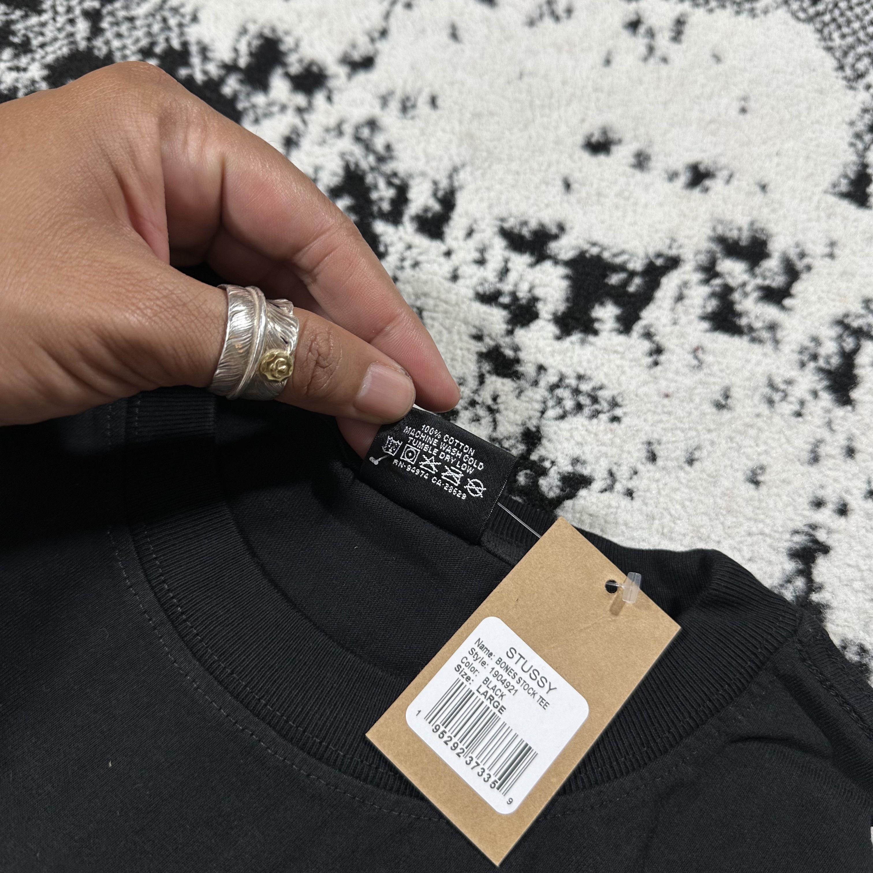 Stussy STUSSY BONES STOCK TEE - LARGE Size US L / EU 52-54 / 3 - 4 Thumbnail