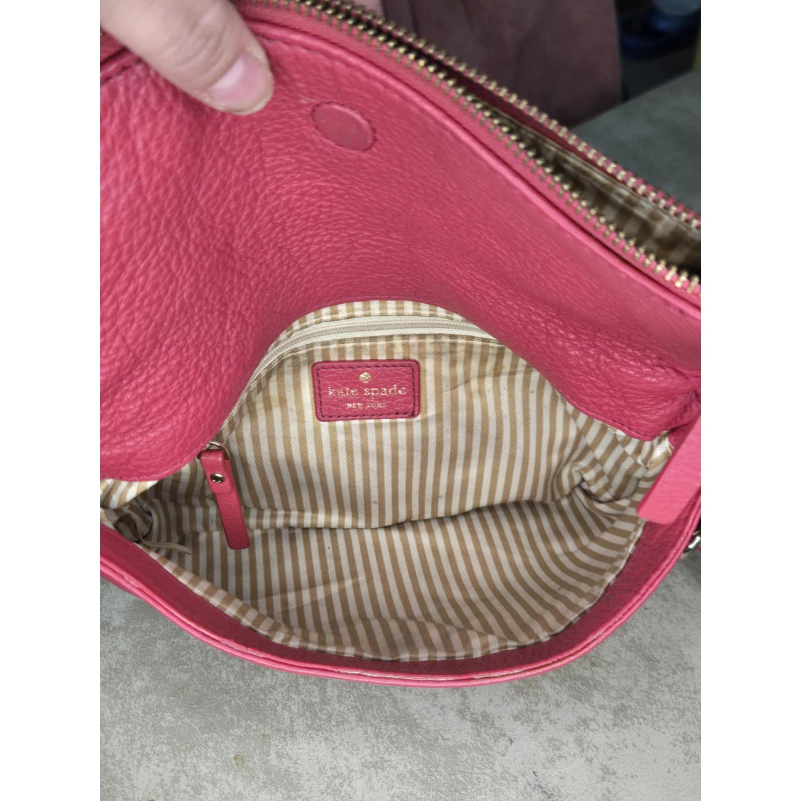 Kate Spade Cobble Hill Krista classic pink leather crossbody