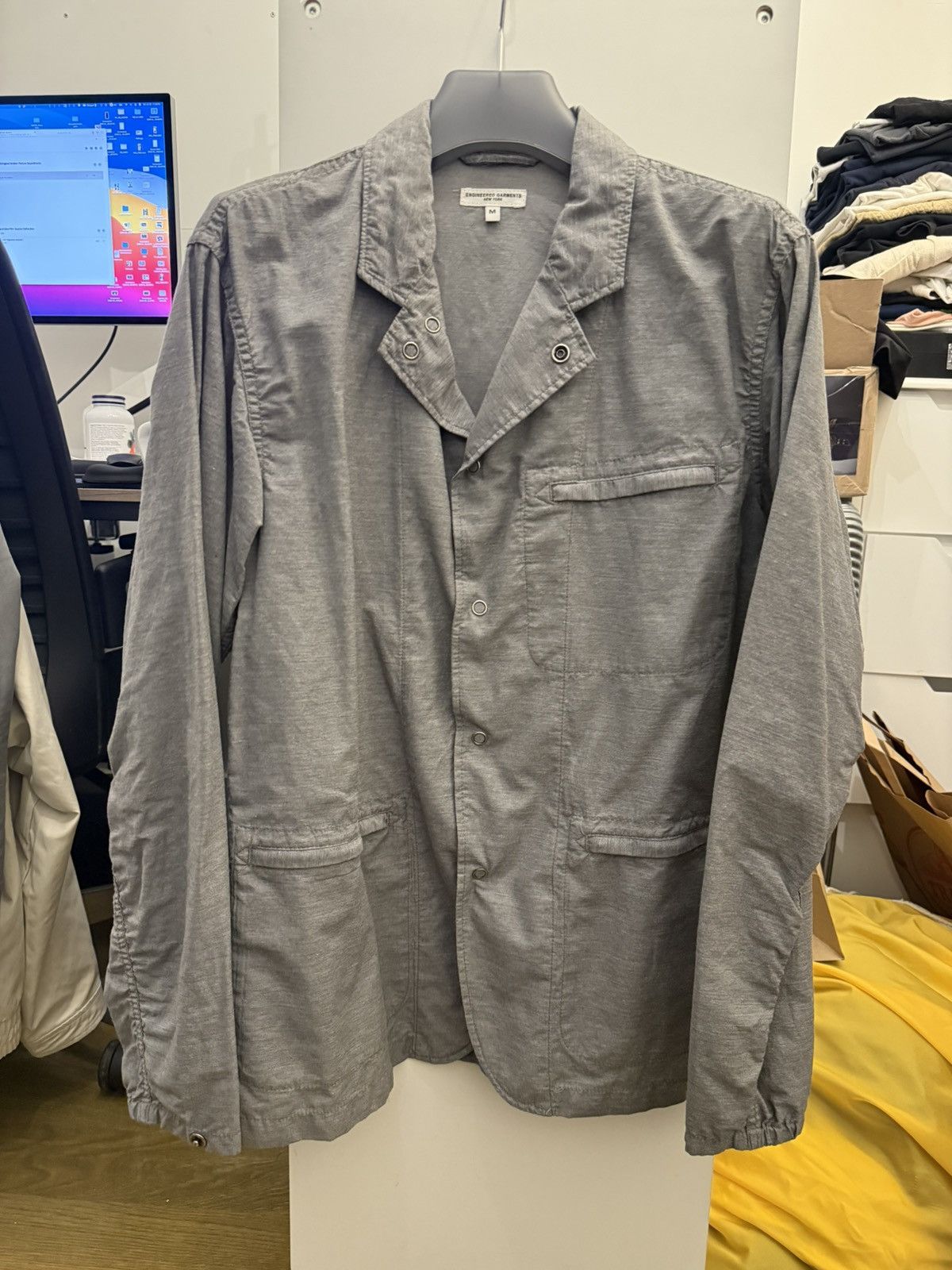 Engineered Garments Engineered Garments Charcoal Shirt Blazer Size US M / EU 48-50 / 2 - 1 Thumbnail