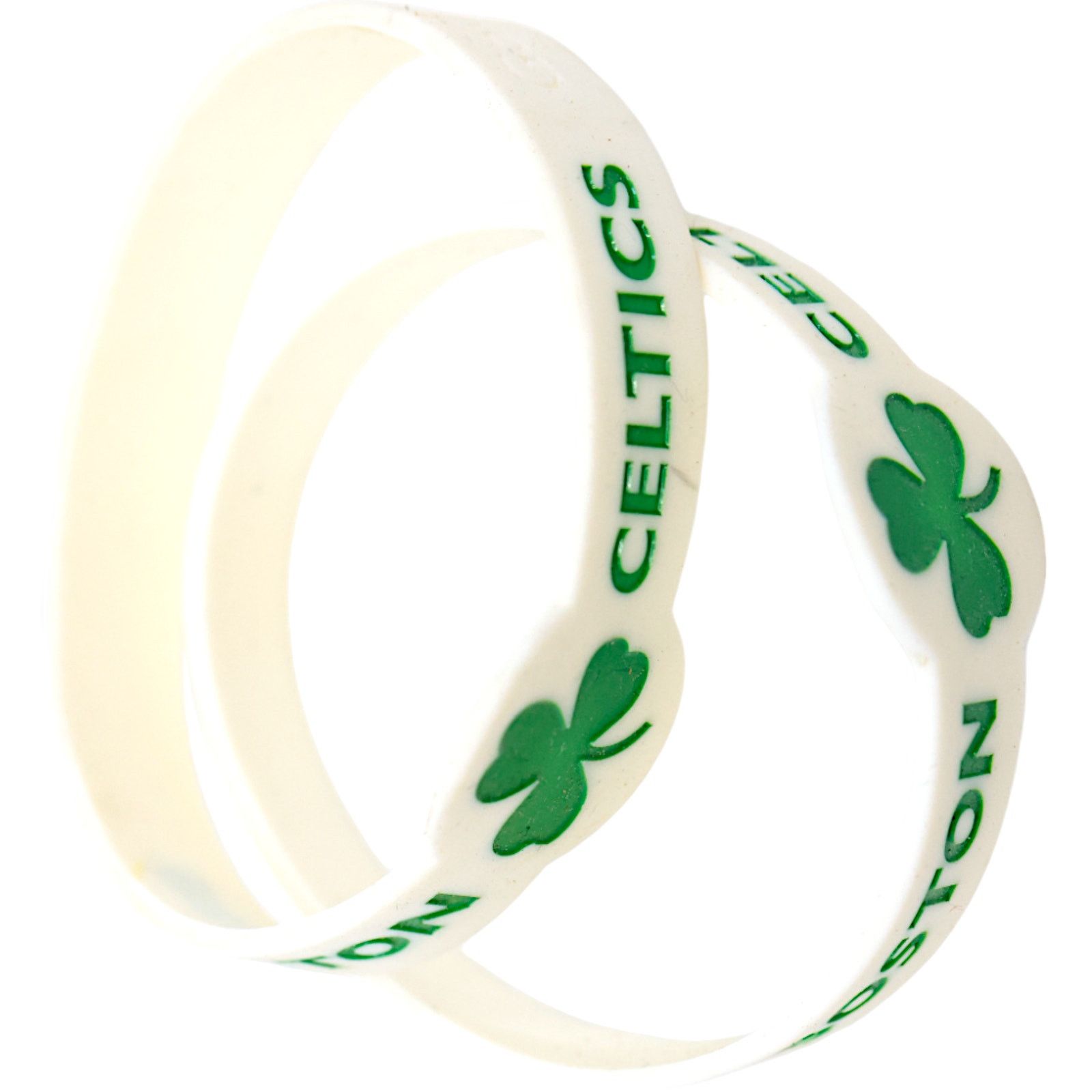 NBA Boston Celtics Shamrock Wristband Bracelets [Lot of 2] Size ONE SIZE - 7 Thumbnail