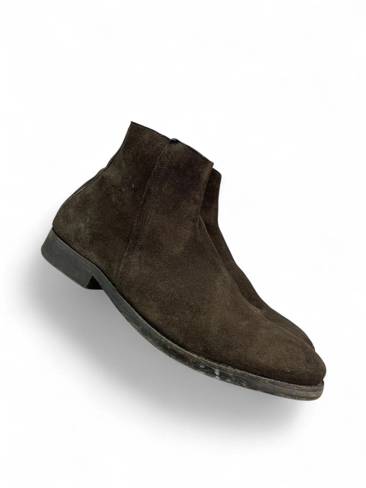 Allsaints All Saints Brown Suede Zip Boots Distressed guidi style Size US 12 / EU 45 - 3 Thumbnail