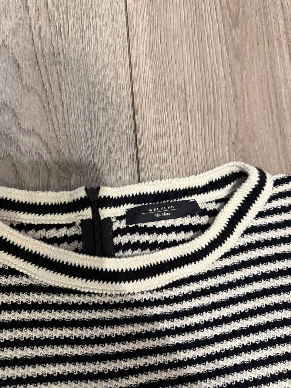 Weekend Max Mara weekend max mara dress womens size M Striped White/Black Size M / US 6-8 / IT 42-44 - 3 Thumbnail