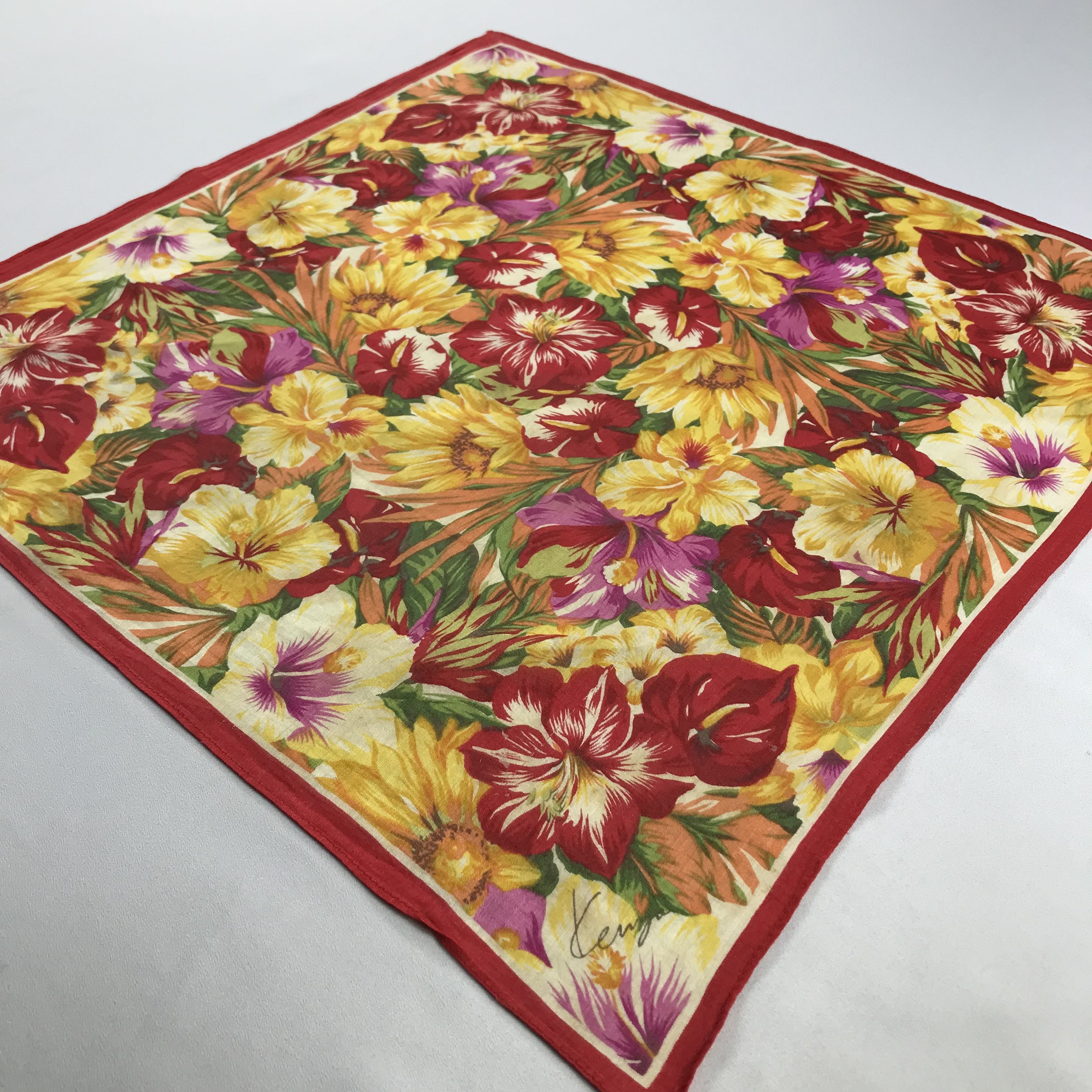 Kenzo Kenzo Handkerchief / Bandana / Neckerchief C761 Size ONE SIZE - 4 Thumbnail