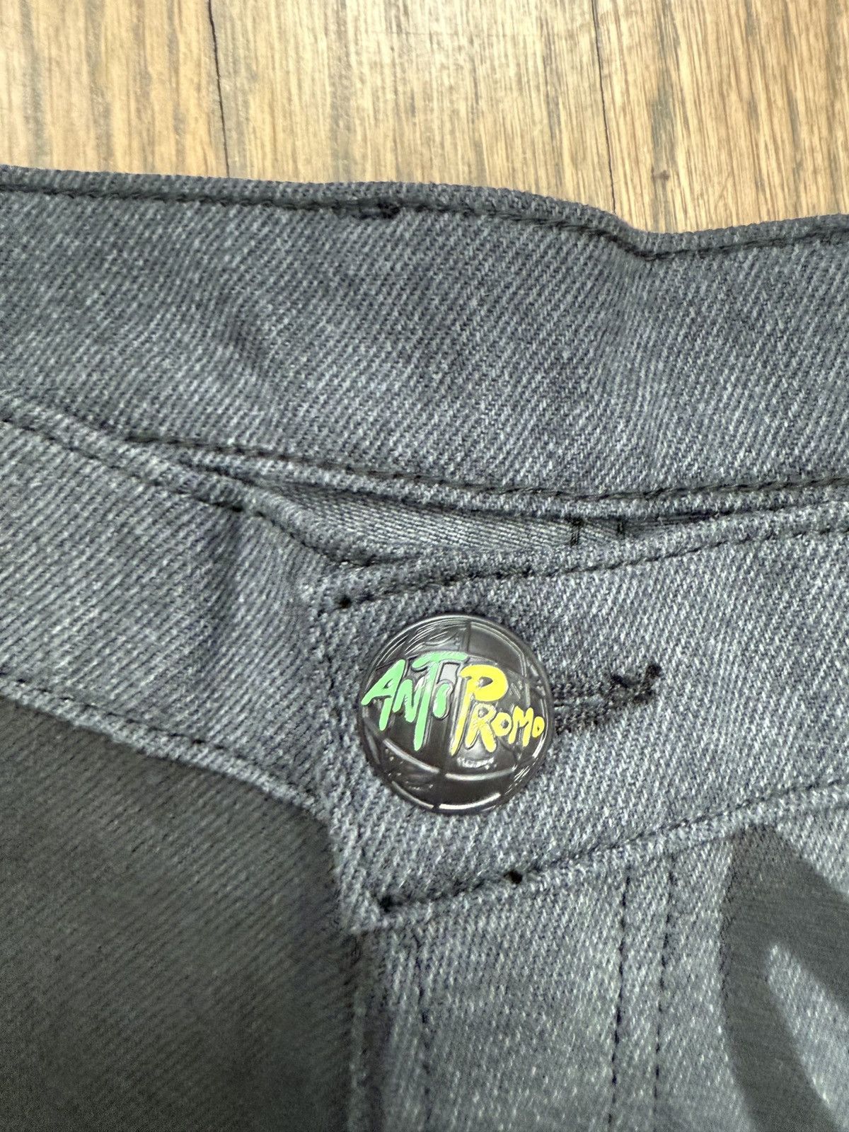 Matty Boy Matty Boy 99 Eyes Grey/Black Denim! Brand New extremely rare Size US 36 / EU 52 - 6 Thumbnail