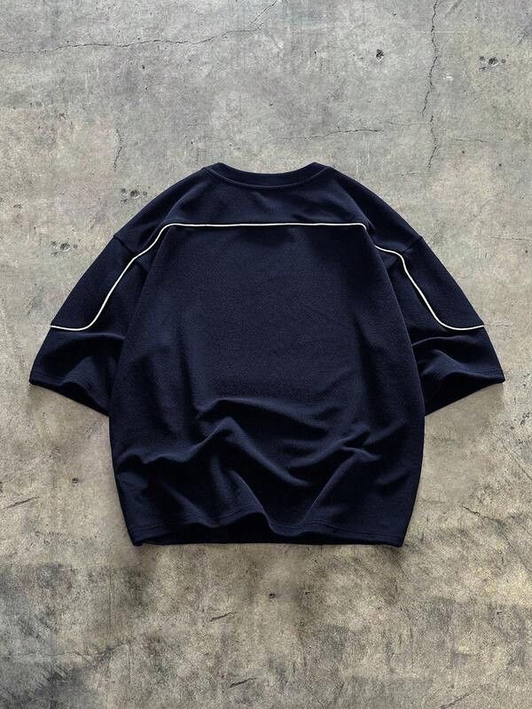 Japanese Brand Navy Minimalist Look T-Shirt Size US M / EU 48-50 / 2 - 2 Thumbnail