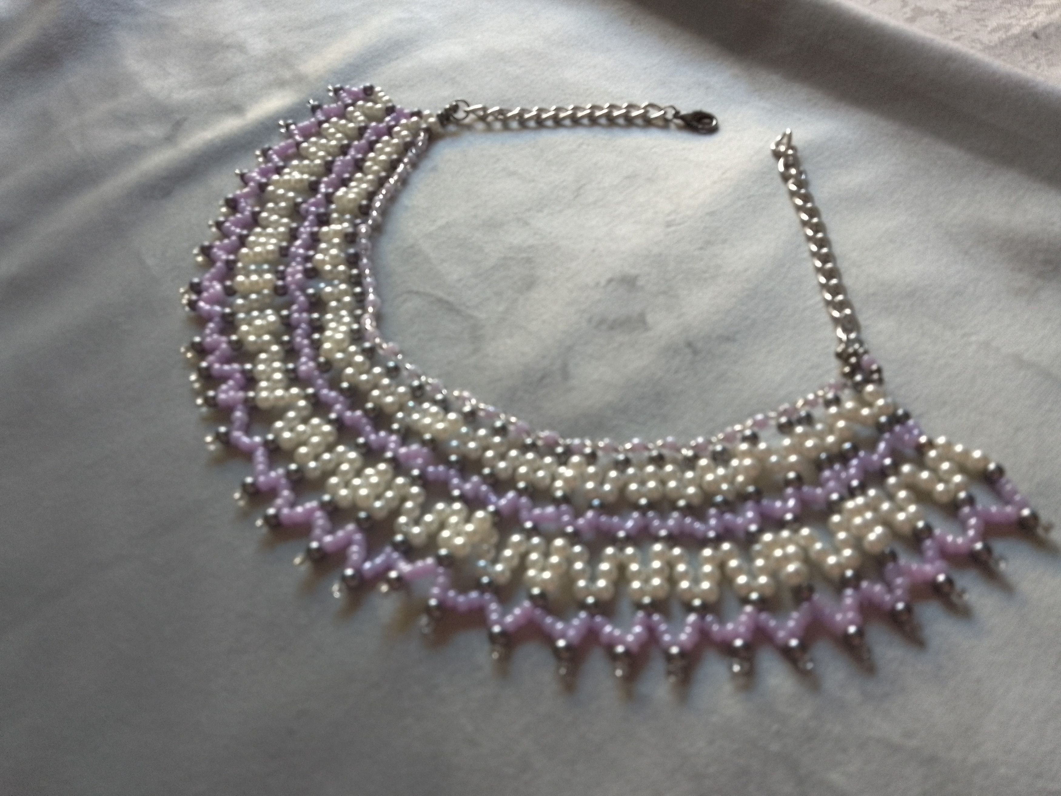 Handmade Necklace Ethnic Cleopatra Egyptian Netted Elegant Size ONE SIZE - 1 Thumbnail
