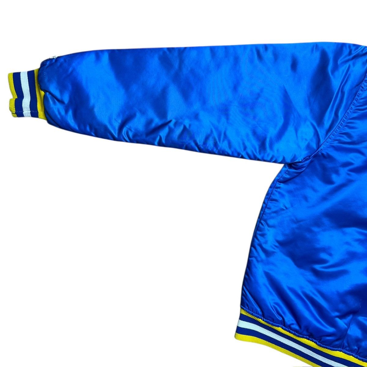 Starter 1980s NBA Golden State Warriors Starter Satin Bomber Jacket Size US L / EU 52-54 / 3 - 15 Thumbnail