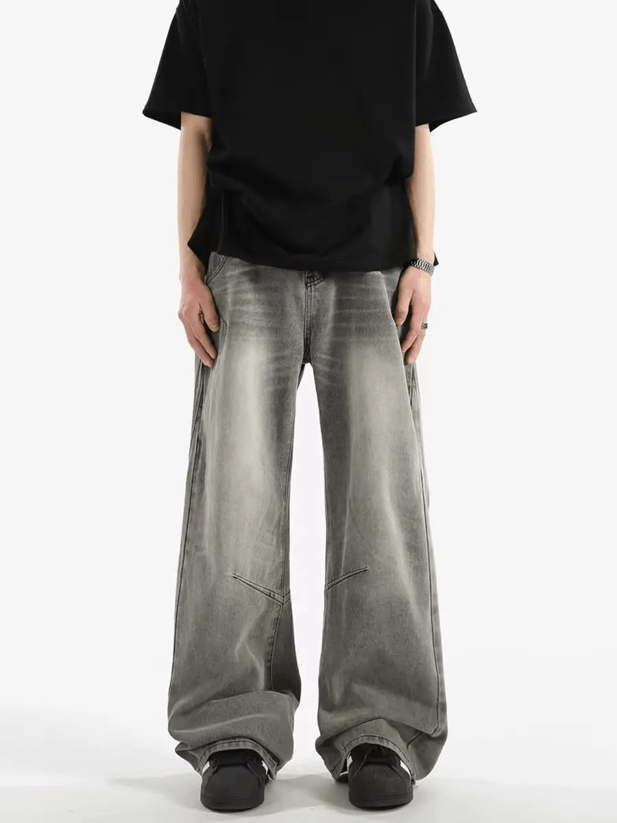 Japanese Brand × Jean High street washed and distressed baggy jeans Size US 30 / EU 46 - 3 Thumbnail