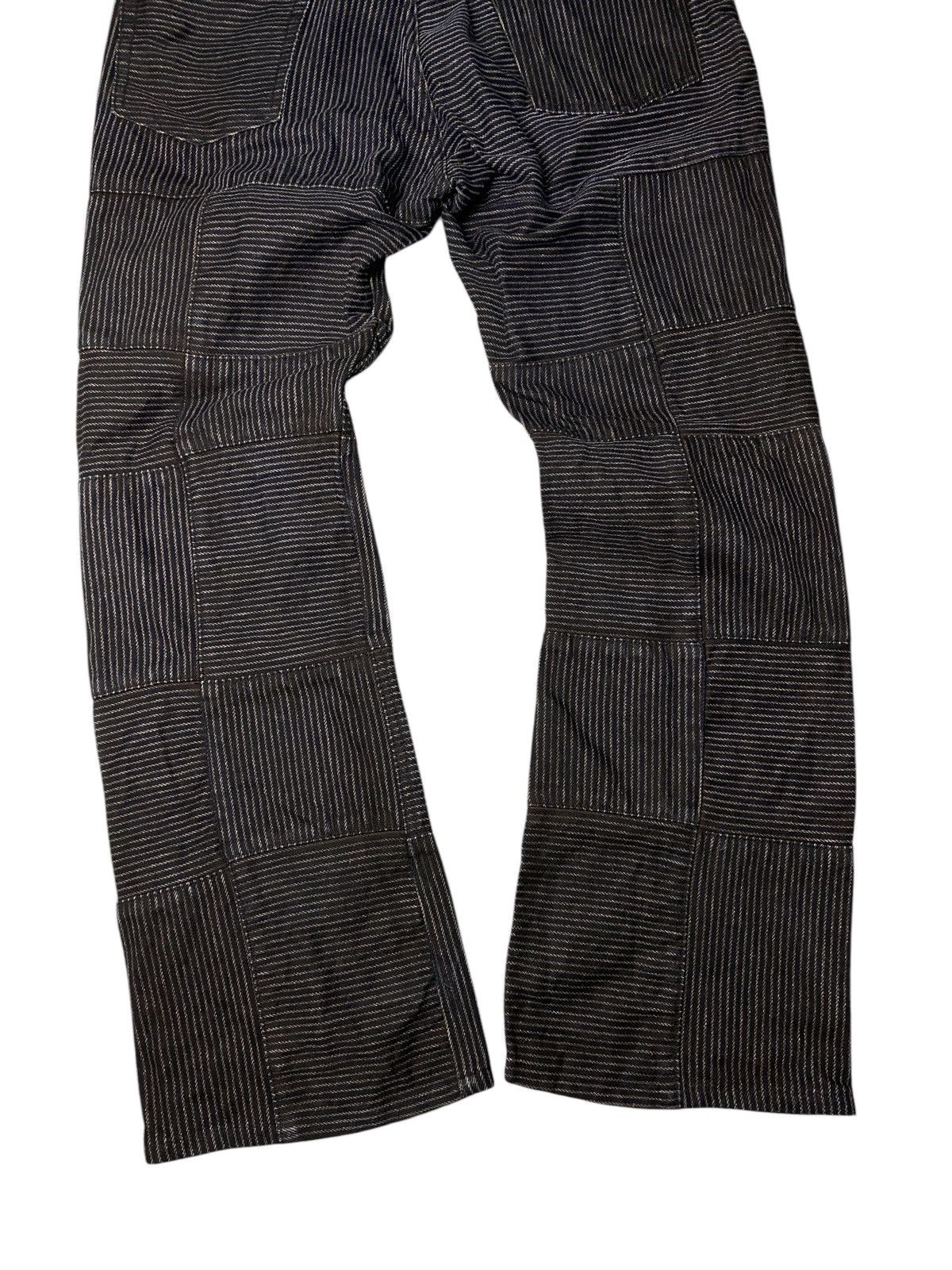 If Six Was Nine 2000's Rupert Difference Hagi Striped Flared Jeans Size US 31 - 6 Thumbnail